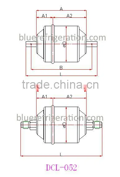 BLUE REFRIGERATION DCL Solid Core Filter Drier