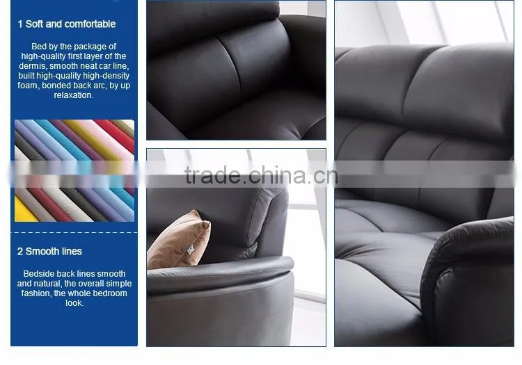Leisure Sofa Home Furniture Black Designer Sofa