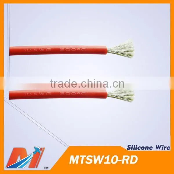 Maytech high temperature resist 10AWG slicone wire with different color