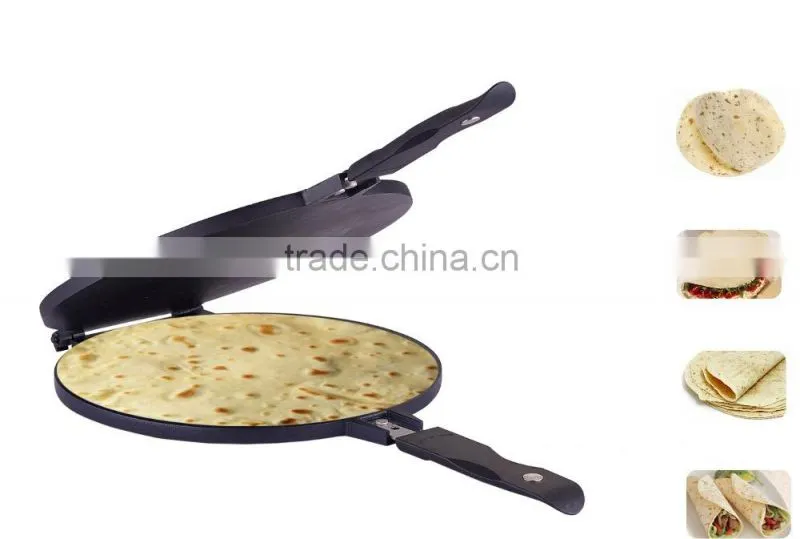 Non-stick Coating Tortilla Press / Tortilla Making Machine/ Roti Chapati Baking Machine