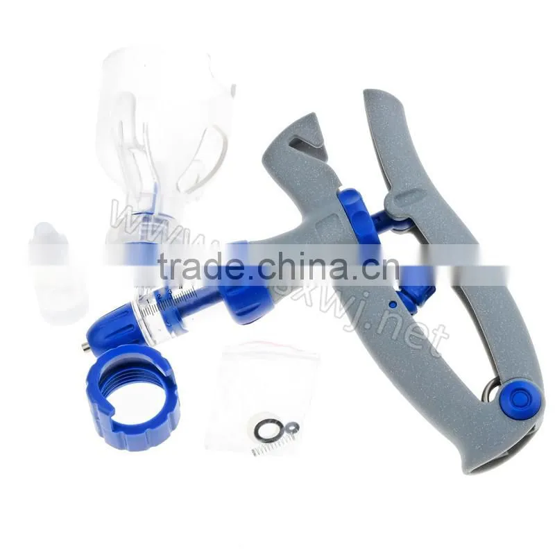 New Veterinary Syringe plastic pistol type automatic injector
