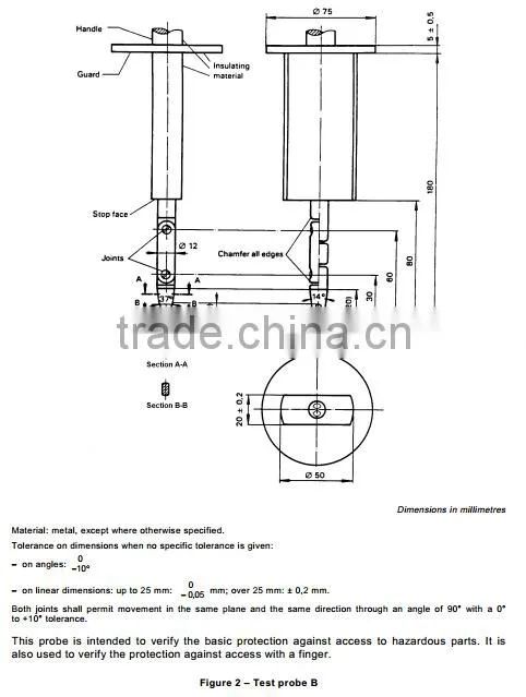 Autostrong Test Finger Probe