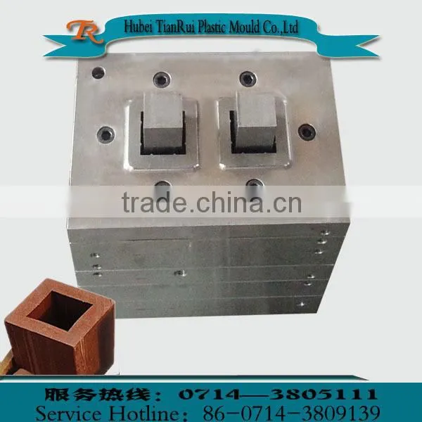 eco garden profile extrusion mould, WPC pillar extrusion mould