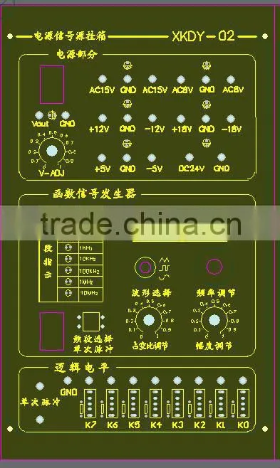 Electronic training kit,Education trainer,Analog - Digital - Microcontroller kit