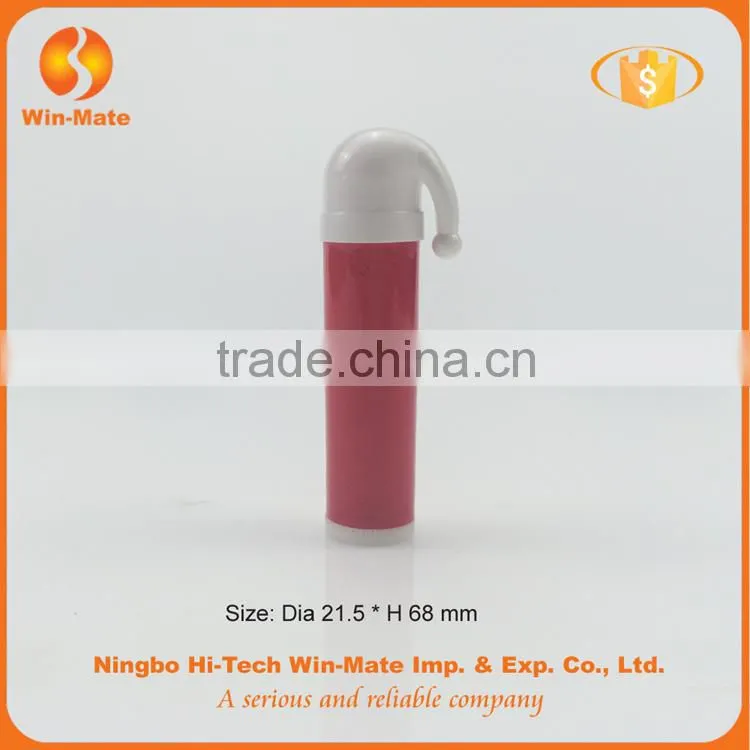 red-and-white Santa Claus cap lip balm container