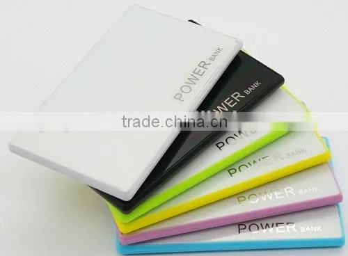 2015 best sale ATL brand slim business name card li-polymer power bank 2200mAh for promotional gifts