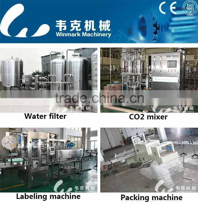 Automatic carbonated soft drink filling machine/filling line