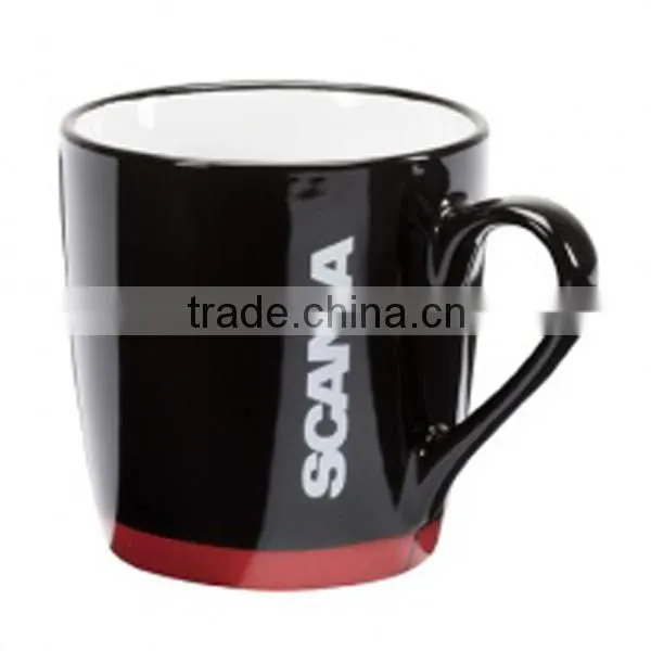 Double wall heat resistant glass coffee cup