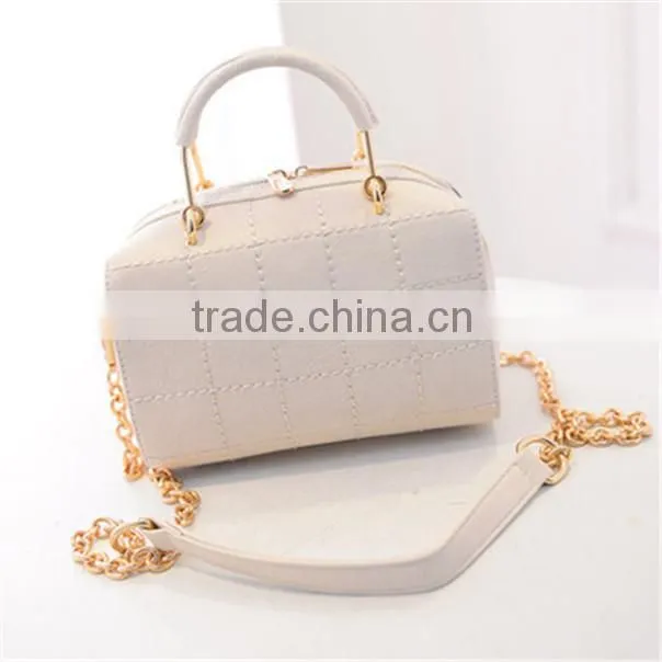 Factory OEM fashionable simple style pu bucket like bag for ladies