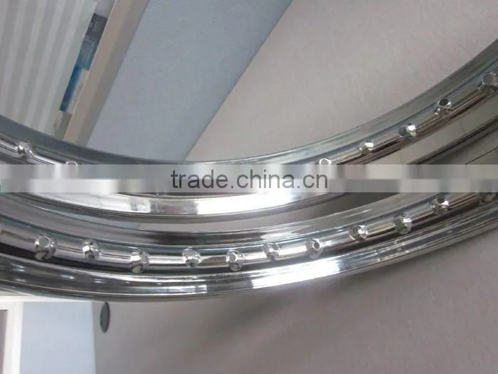 WM 1.60X17 inch 40 spoke motorcycle stainless steel rim