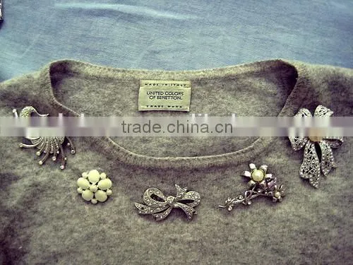 Wholesale new products garment brooch, fashion jewelry brooch,indian jewelry brooch