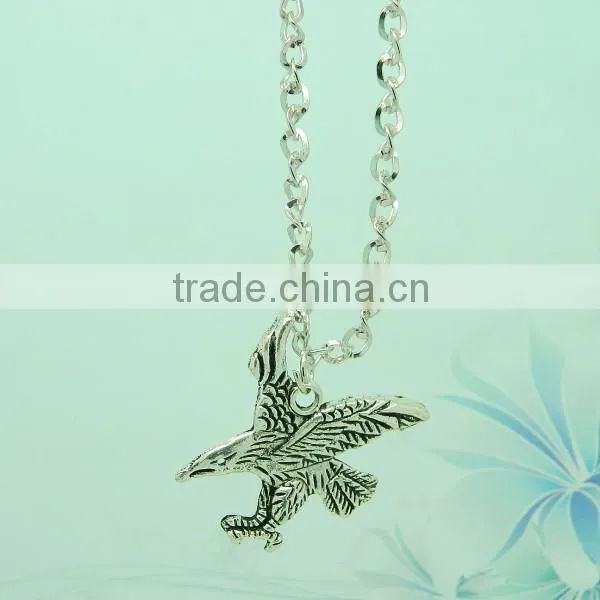 fashion metal necklace ring necklace