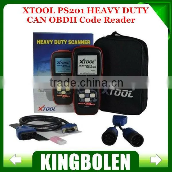 2014 Newest Version XTOOL PS201 OBD II/EOBD/CANBUS Compliant Heavy truck Vehicles Code scanner, XTOOL PS 201