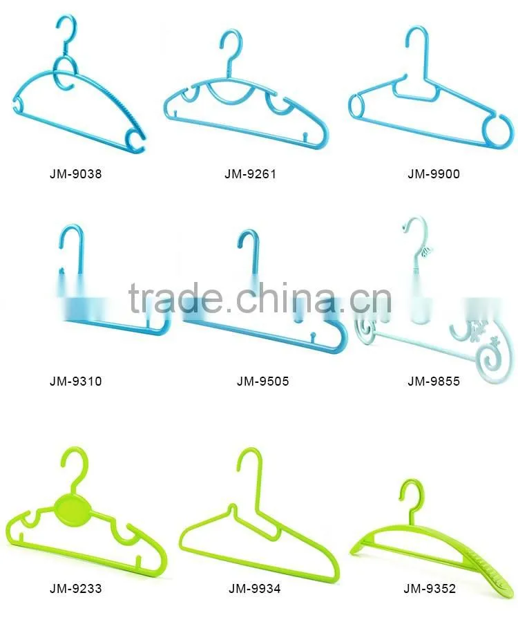 blue dress hanger,plastic clothes hanger