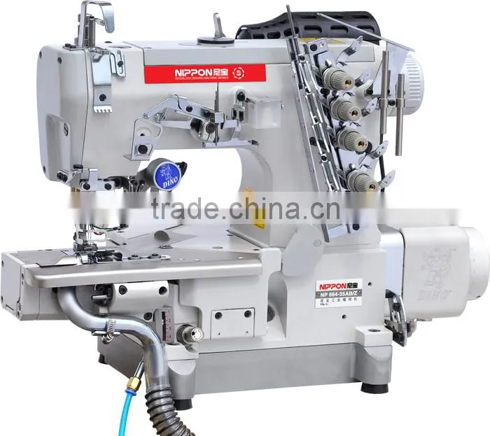 NP 664-33AB high speed interlock sewing machine with right cutter for load elastic band