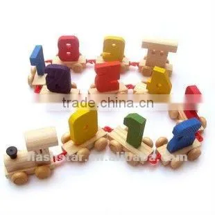 2014 wooden alphabet train for kids