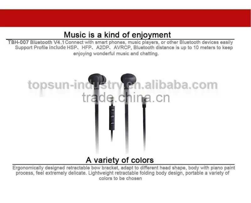 funny active beautiful stereo bluetooth headset with mp3 player