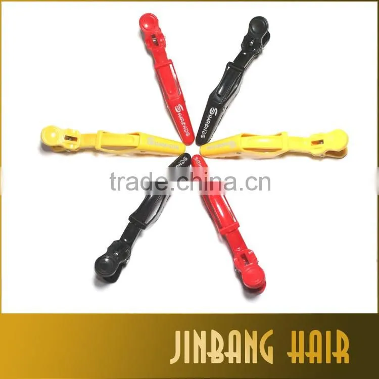 2016 Pro salon new products wholesales plastic hair sectioning clips hair dressing clips tool