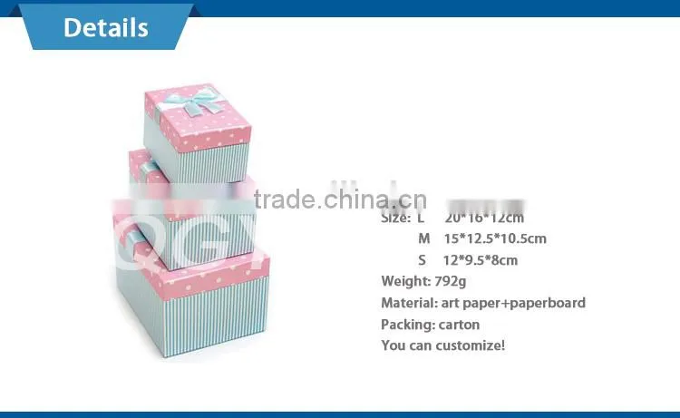 manufacturer engagement paper gift box packaging box
