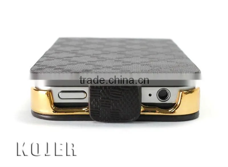 Premium Leather Mobile Phone Case for iPhone 4/4S