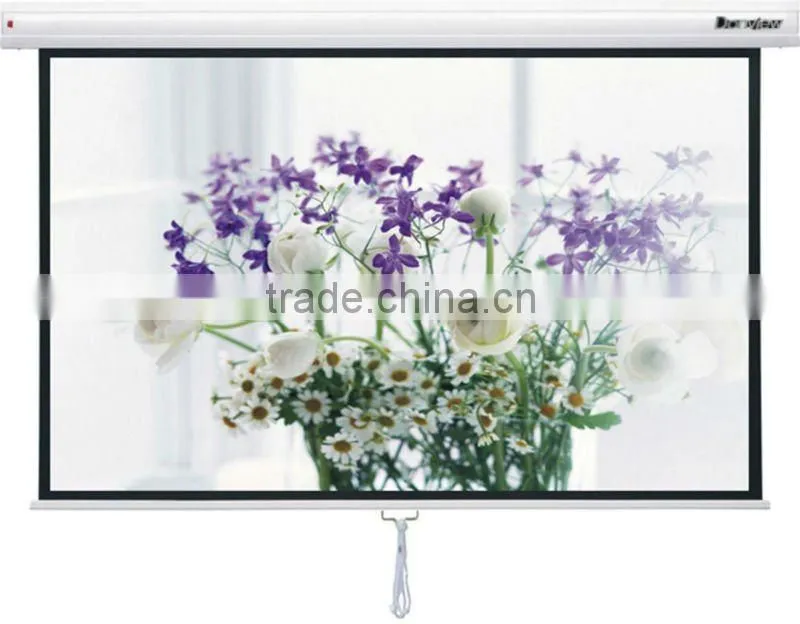 Overhead Manual projector screen/Manual self-lock projector screen