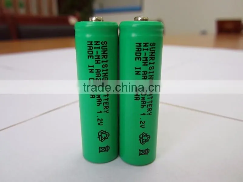 nimh aa 1500mah rechargeable battery 1.2v