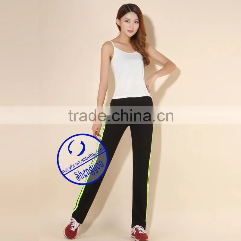 2015 customize spring casual jogger trouser yoga sports pants