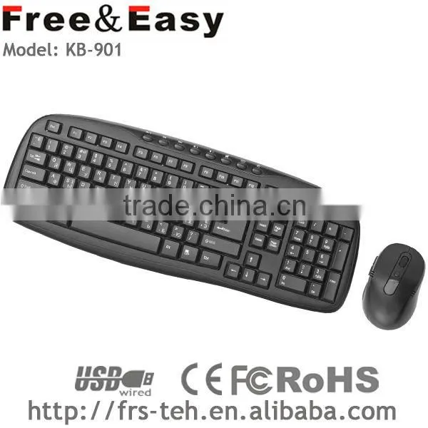 USB Interface Type and 2.4Ghz Wireless Type wireless keyboard and mouse