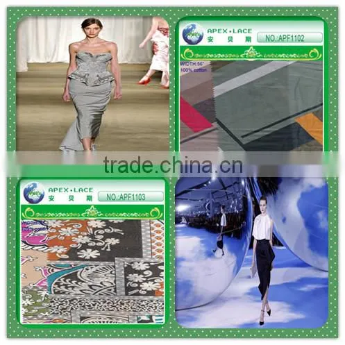 china factory high quality competitive price 100% cotton fabric lace APF1102