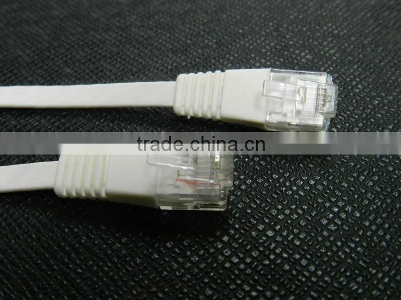 Flat UTP 6FT Cat5e Lan Cable with FCC Compliance