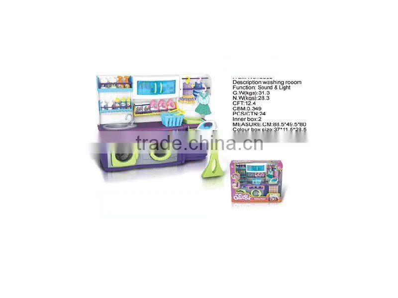 PLASTIC KITCHEN TOY SET WITH MUSIC AND LIGHT