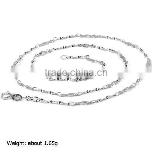 Silver Twist Chains(Wave Chains), 925 Silver Chains (JZS-001)