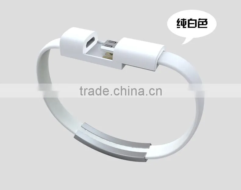 2015 New Design Bracelet Charger for iphone 6, wristband data cable,OTG Mobile Cable
