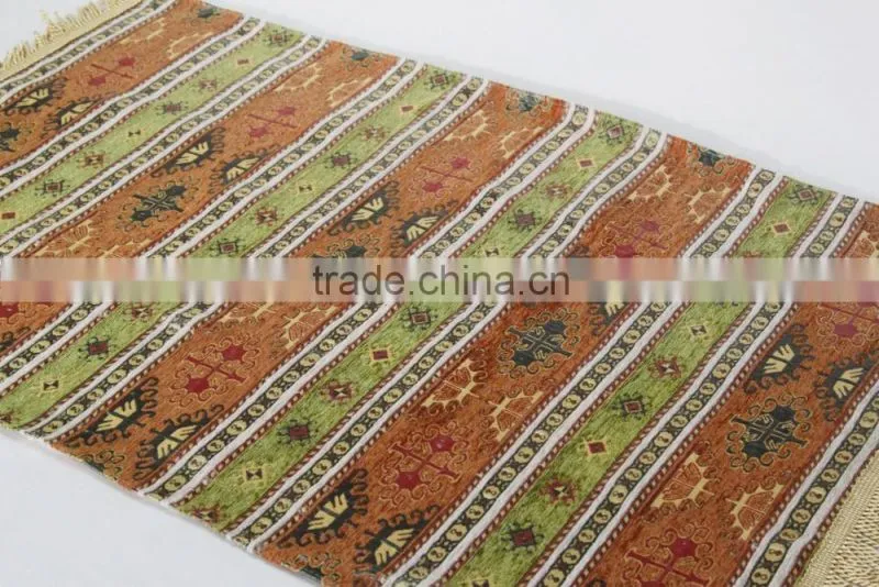 Wholesale jacquard woven chenille Muslim prayer rugs, prayer mat