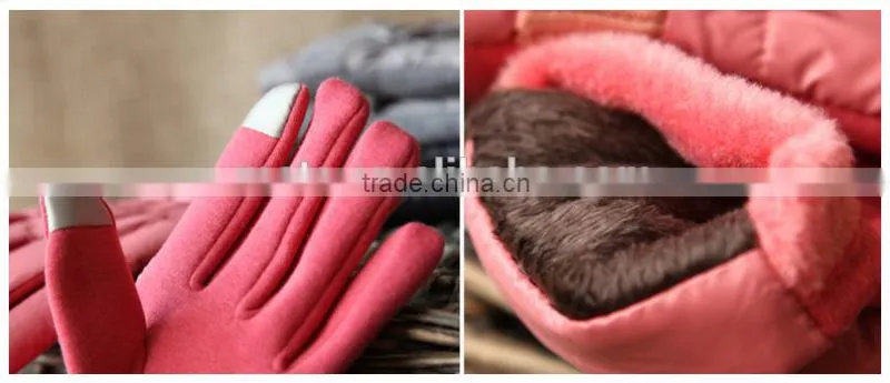 New Arrival Ladies's Ribbon Touch Screen Gloves With Multi Colors