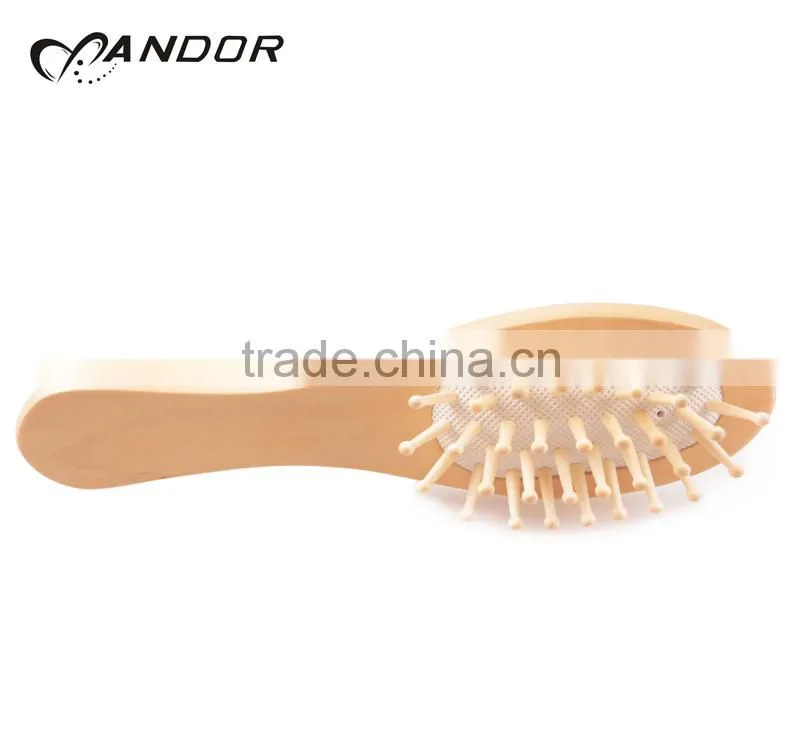 Massage wooden hair brush novelty wooden hair brush