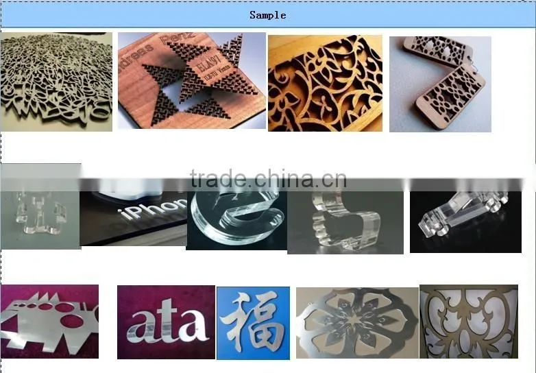 1390 multifunctional laser cutting machine for metal and acrylic