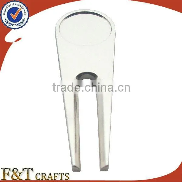 bulk bent custom shape metal vintage golf ball holder with clip