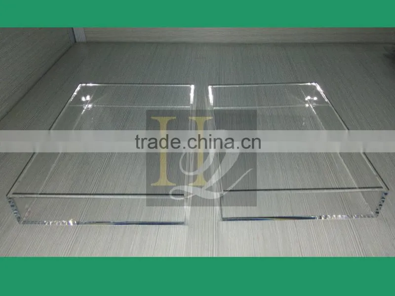 Manufacturer direct sale acrylic name card box acrylic paper box note box