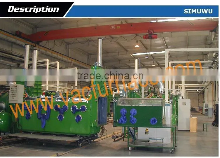 Induction Heating method glovebox vacuum sintering furnace
