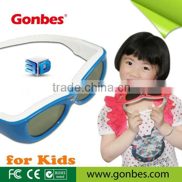 Beautiful children 3d kids glasses,2013 new design DLP-LINK projector 3D kids glasses