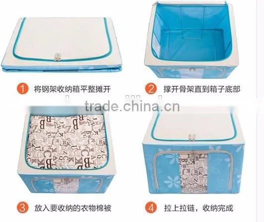 Beauty foldable oxford storage box cloth decoratetive Fancy storage box