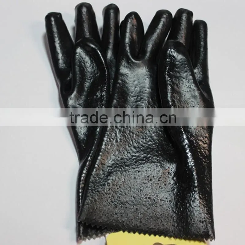 15 inch red pvc household gloves industrial gloves