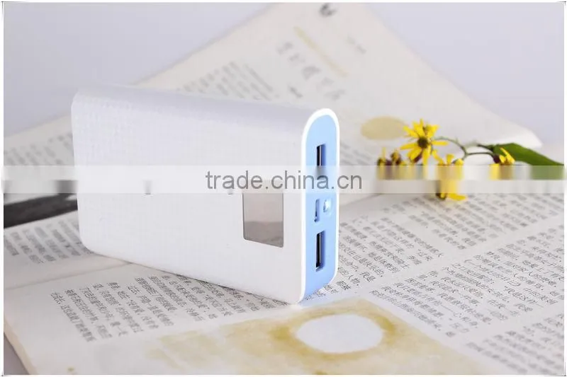 LED light 8400mah with flashlight unique power bank for camcorder