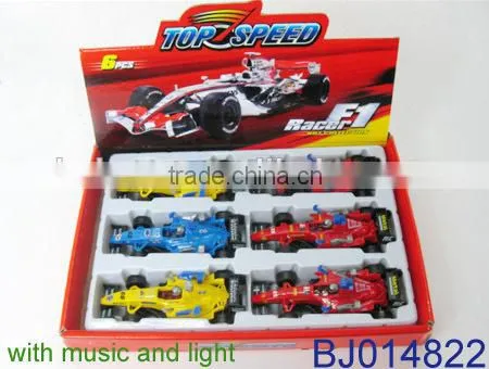 8pcs small pull back die cast farmer truck toy