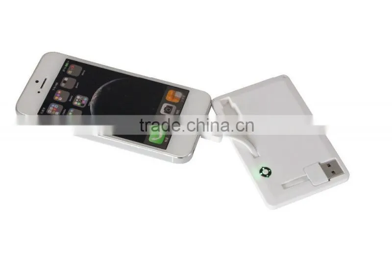 Newest Ultra Slim Power Bank,Credit Card Power Bank 1500mAh for Smartphone
