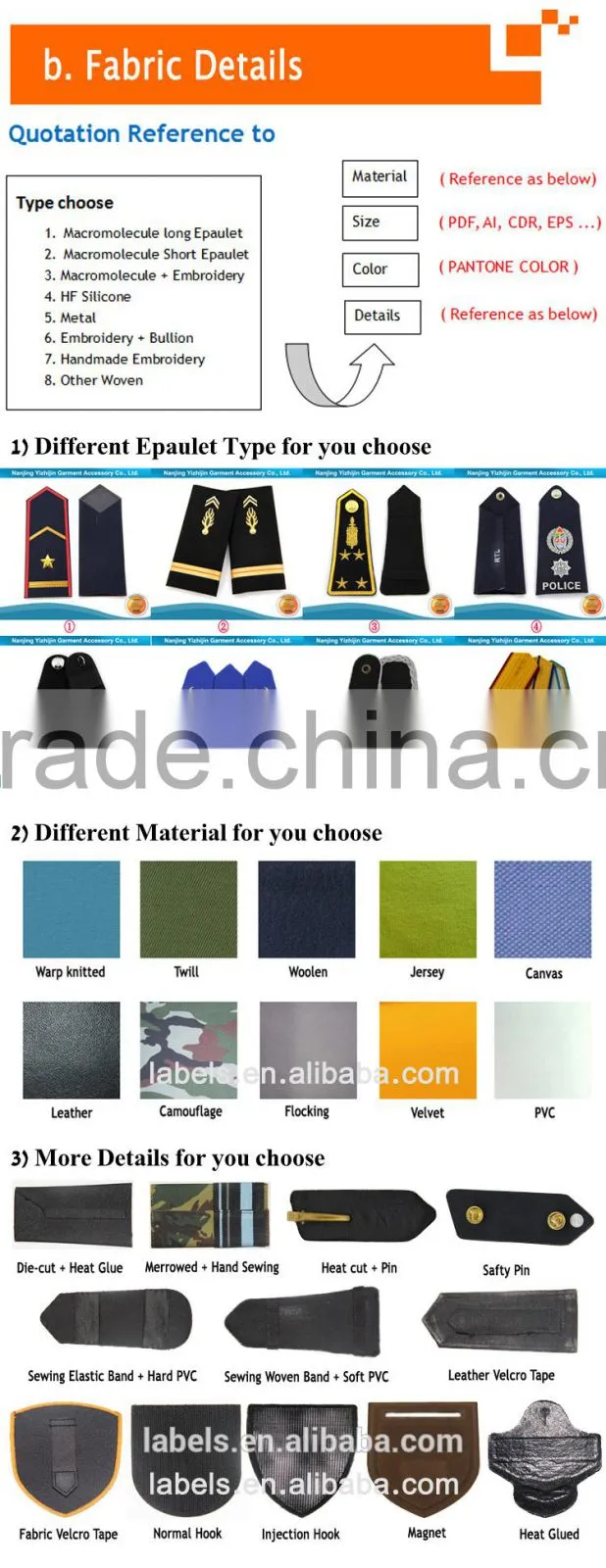 Hot sale top quality embroidery air force badge