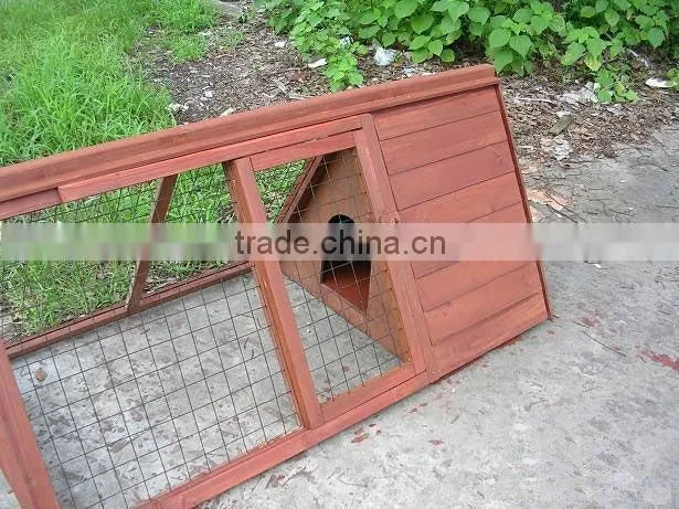 wooden rabbit cage