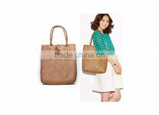 2016 hot selling straw beach bag tote bag