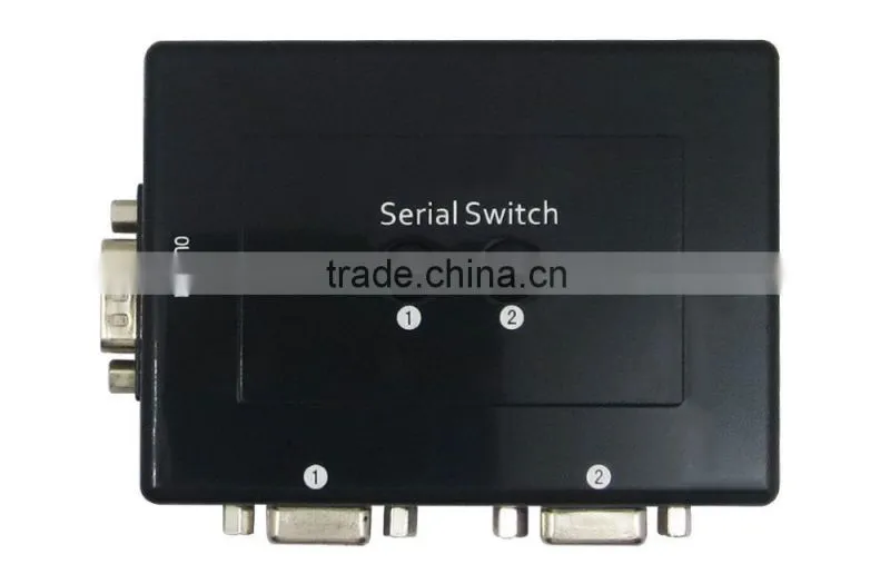 Serial port manual Share switch 2 Port RS232 Switch for printer and scanner business